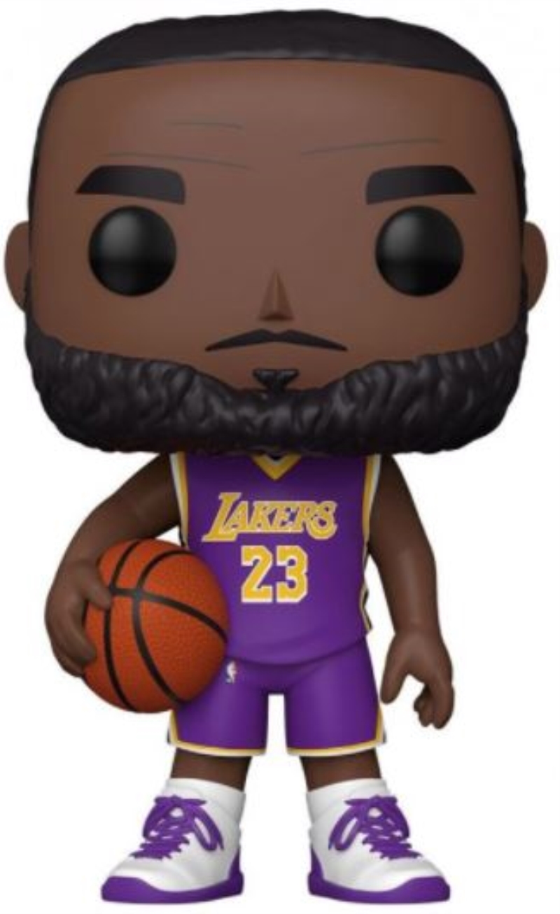 FUNKO ACTION FIGURES FUNKO POP NBA LAKERS: 10" LEBRON (PURPLE JERSEY)
